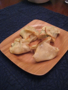 Baked Crab and Cheese Wontons